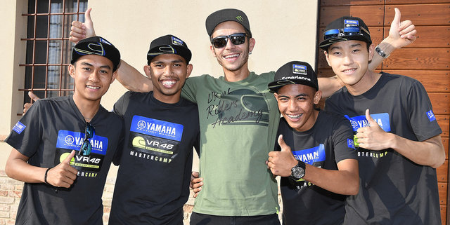 ライダーたちがロッシ選手と対面、第6回Master Campを終了