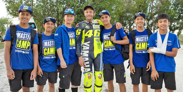 第11回目「Yamaha VR46 Master Camp」キャンプ最終日、バレンティーノ・ロッシ選手と対面
