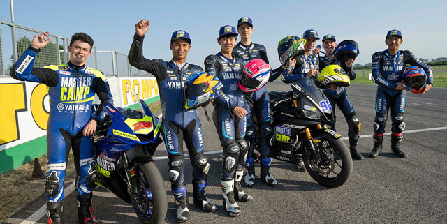第12回Yamaha VR46 Master Campのライダーたち、ポンポーサ・サーキットで技術を披露 